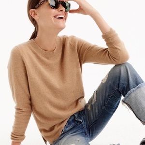 J Crew Cashmere Camel Sweater